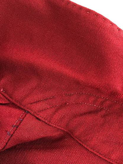 【現状渡し品】【メンズ】 McGregor マックレガー 40'S RAYON GABARDINE SHIRT 40年代 レーヨン ギャバジン シャツ 長袖シャツ 146-251109-na-12-tag サイズ：サイズ表記なし 下記参照 カラー：レッド 万代Net店