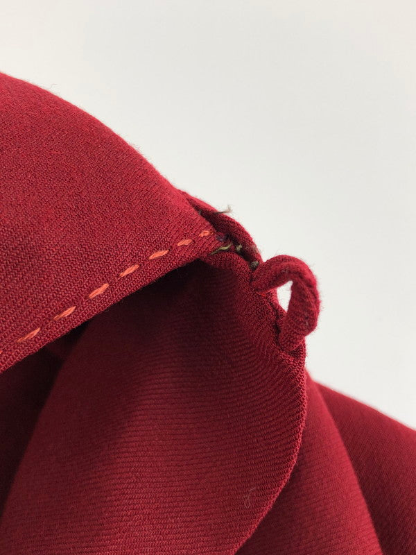 【現状渡し品】【メンズ】 McGregor マックレガー 40'S RAYON GABARDINE SHIRT 40年代 レーヨン ギャバジン シャツ 長袖シャツ 146-251109-na-12-tag サイズ：サイズ表記なし 下記参照 カラー：レッド 万代Net店