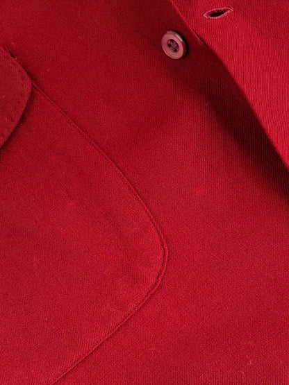 【現状渡し品】【メンズ】 McGregor マックレガー 40'S RAYON GABARDINE SHIRT 40年代 レーヨン ギャバジン シャツ 長袖シャツ 146-251109-na-12-tag サイズ：サイズ表記なし 下記参照 カラー：レッド 万代Net店