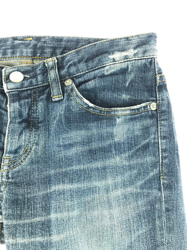 【中古品】【メンズ】 STUDS 5POCKET SKINNY DENIM7PANTS 2AP-5631 スタッズ 5ポケット スキニー デニム パンツ 151-251130-rt-06-tag サイズ：XXS カラー：インディゴ 万代Net店