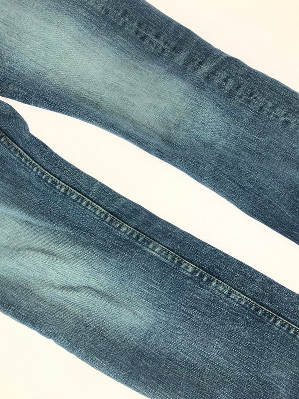 【中古品】【メンズ】 STUDS 5POCKET SKINNY DENIM7PANTS 2AP-5631 スタッズ 5ポケット スキニー デニム パンツ 151-251130-rt-06-tag サイズ：XXS カラー：インディゴ 万代Net店