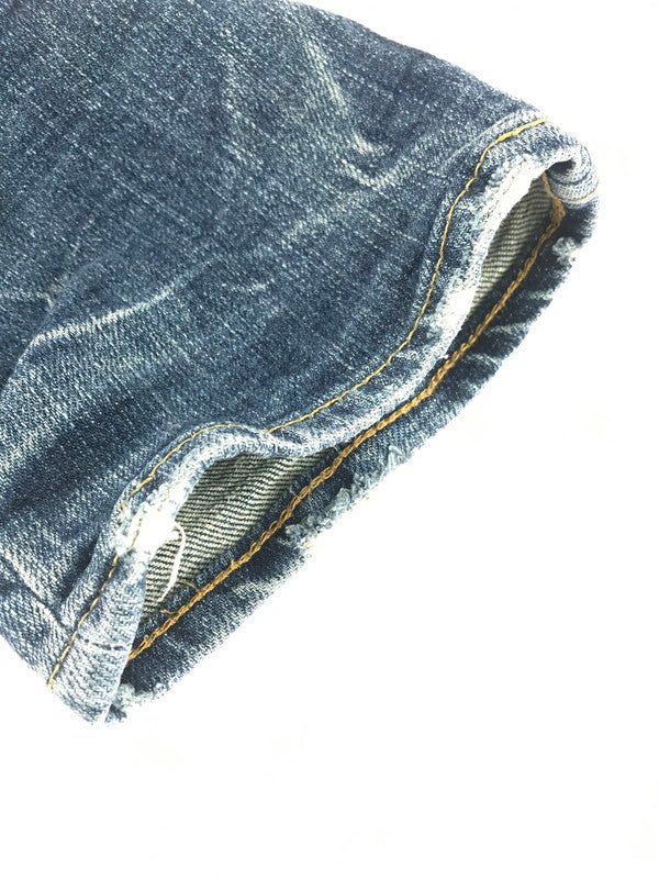【中古品】【メンズ】 STUDS 5POCKET SKINNY DENIM7PANTS 2AP-5631 スタッズ 5ポケット スキニー デニム パンツ 151-251130-rt-06-tag サイズ：XXS カラー：インディゴ 万代Net店