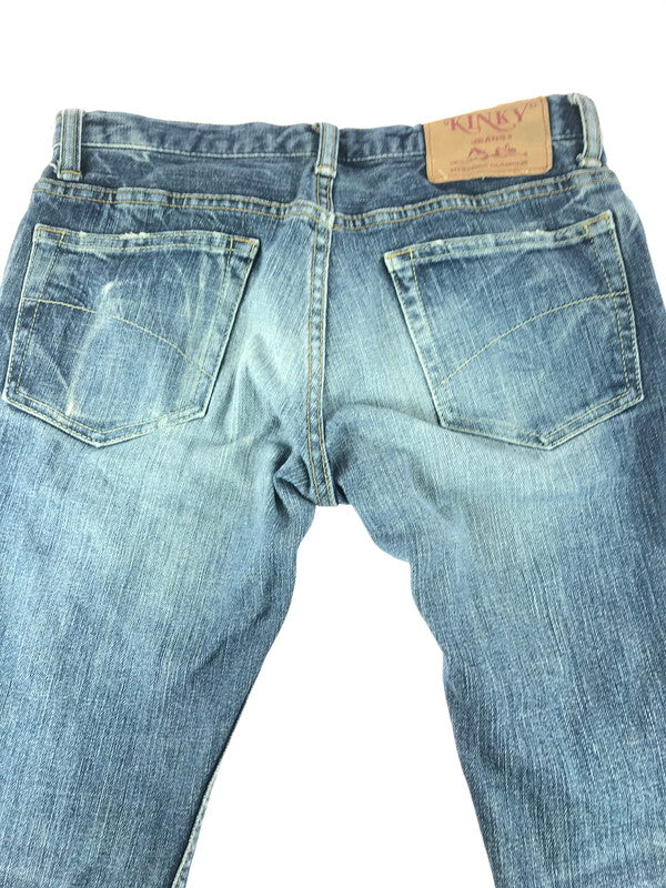 【中古品】【メンズ】 STUDS 5POCKET SKINNY DENIM7PANTS 2AP-5631 スタッズ 5ポケット スキニー デニム パンツ 151-251130-rt-06-tag サイズ：XXS カラー：インディゴ 万代Net店