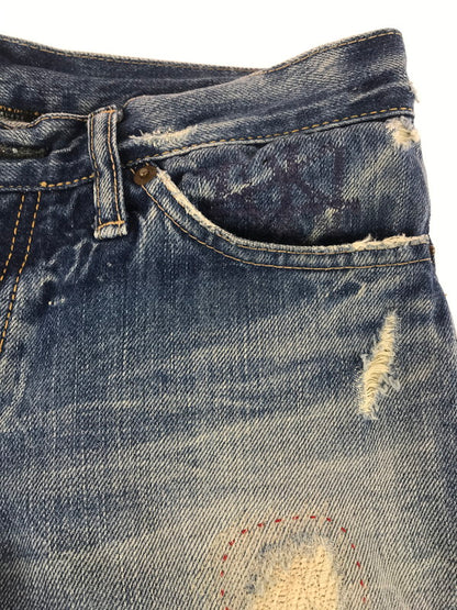 【現状渡し品】【メンズ】 HYSTERIC GLAMOUR ヒステリックグラマー STUDS 5POCKET SKINNY DENIM PANTS 2AP-5013 スタッズ 5ポケット スキニー デニム パンツ 151-251130-rt-07-tag サイズ：S カラー：インディゴ 万代Net店