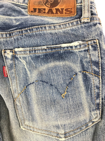 【現状渡し品】【メンズ】 HYSTERIC GLAMOUR ヒステリックグラマー STUDS 5POCKET SKINNY DENIM PANTS 2AP-5013 スタッズ 5ポケット スキニー デニム パンツ 151-251130-rt-07-tag サイズ：S カラー：インディゴ 万代Net店