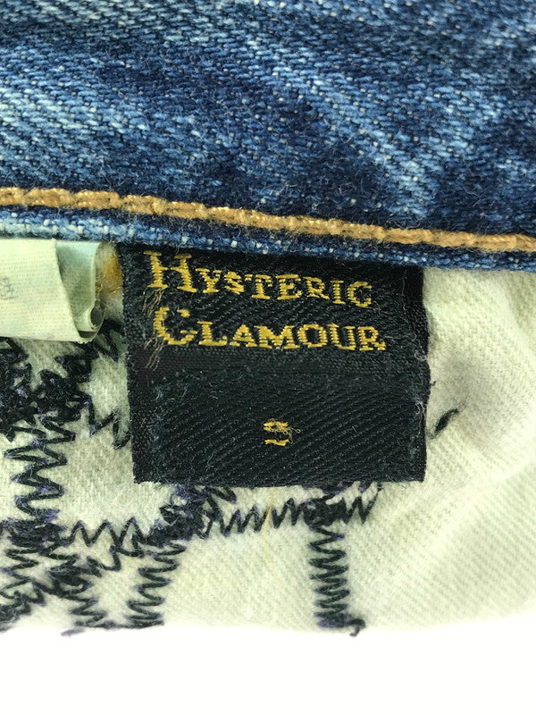 【現状渡し品】【メンズ】 HYSTERIC GLAMOUR ヒステリックグラマー STUDS 5POCKET SKINNY DENIM PANTS 2AP-5013 スタッズ 5ポケット スキニー デニム パンツ 151-251130-rt-07-tag サイズ：S カラー：インディゴ 万代Net店