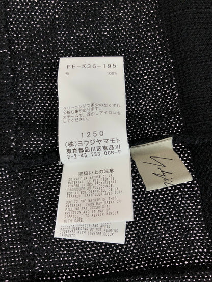 【中古品】【メンズ】 WOOL CARDIGAN FE-K36-195 ウールカーディガン 140-251109-na-04-tag サイズ：2 カラー：ブラック 万代Net店