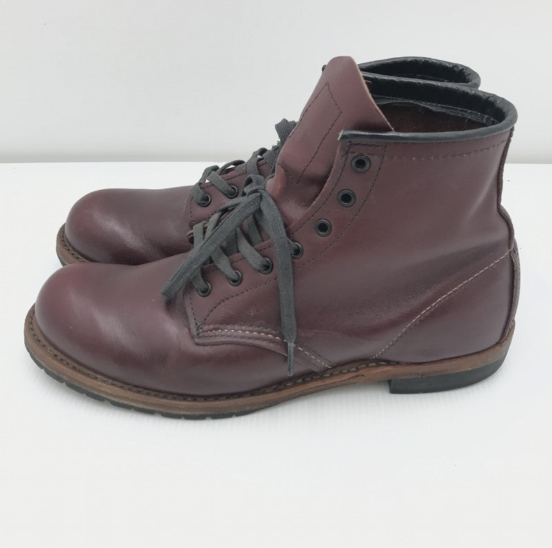 【中古品】【メンズ】 RED WING レッドウィング BECKMAN 9011 ベックマン ブーツ USA製 縦長タグ 16年製 靴 164-251112-rt-03-tag サイズ：8 1/2D カラー：ブラウン系 万代Net店