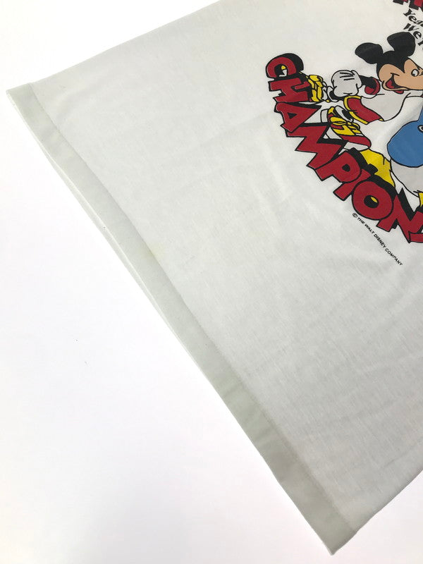【中古品】【メンズ】 RUSSELL ラッセル 80～90's MICKEY MOUSE TEE ミッキー マウス Tシャツ USA製 ヴィンテージ トップス 146-260604-rt-23-tagh サイズ：M カラー：ホワイト 万代Net店