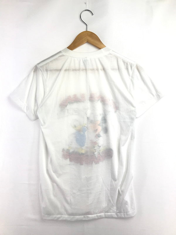 【中古品】【メンズ】 RUSSELL ラッセル 80～90's MICKEY MOUSE TEE ミッキー マウス Tシャツ USA製 ヴィンテージ トップス 146-260604-rt-23-tagh サイズ：M カラー：ホワイト 万代Net店