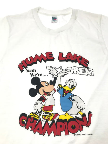 【中古品】【メンズ】 RUSSELL ラッセル 80～90's MICKEY MOUSE TEE ミッキー マウス Tシャツ USA製 ヴィンテージ トップス 146-260604-rt-23-tagh サイズ：M カラー：ホワイト 万代Net店
