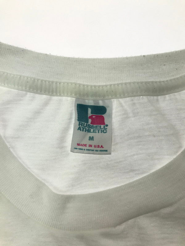 【中古品】【メンズ】 RUSSELL ラッセル 80～90's MICKEY MOUSE TEE ミッキー マウス Tシャツ USA製 ヴィンテージ トップス 146-260604-rt-23-tagh サイズ：M カラー：ホワイト 万代Net店