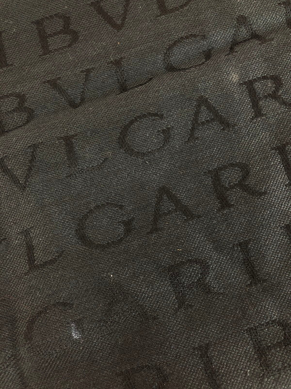 【中古品】【レディース】 BVLGARI ブルガリ LOGOMANIA CARRES ストール 183-251112-na-20-tag カラー：ブラック 万代Net店