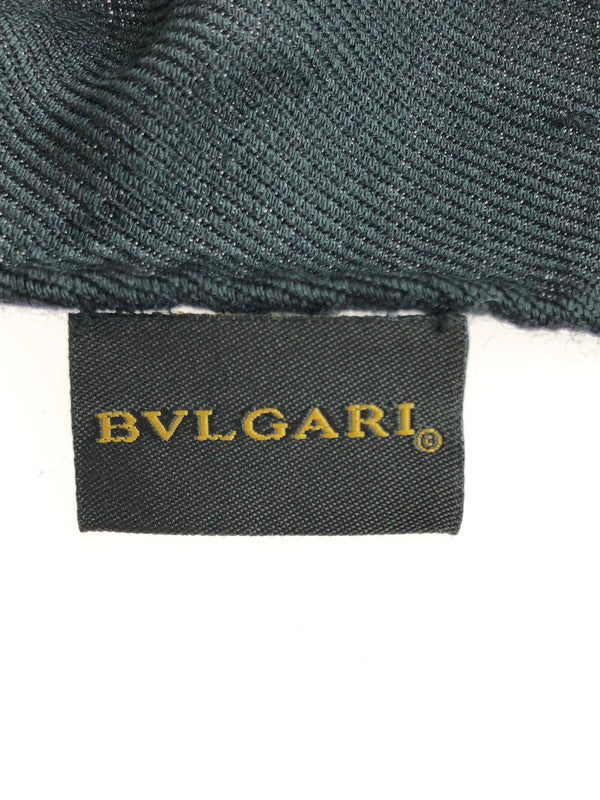 【中古品】【レディース】 BVLGARI ブルガリ LOGOMANIA CARRES ストール 183-251112-na-20-tag カラー：ブラック 万代Net店