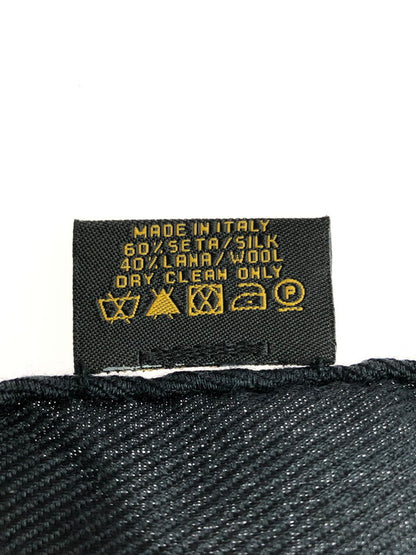 【中古品】【レディース】 BVLGARI ブルガリ LOGOMANIA CARRES ストール 183-251112-na-20-tag カラー：ブラック 万代Net店