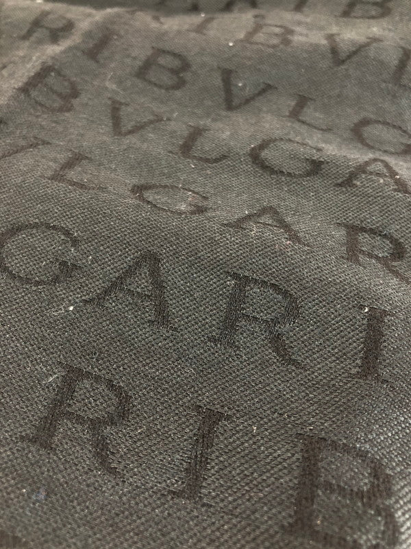 【中古品】【レディース】 BVLGARI ブルガリ LOGOMANIA CARRES ストール 183-251112-na-20-tag カラー：ブラック 万代Net店