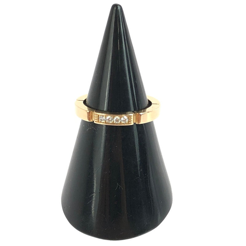 【中古品】【レディース】 CARTIER カルティエ マイヨン パンテール ウェディングリング B4080300 K18PG ダイヤモンド4石 指輪 リング アクセサリー 182-251107-yy-01-tag サイズ：49 カラー：イエローゴールド 9号 万代Net店