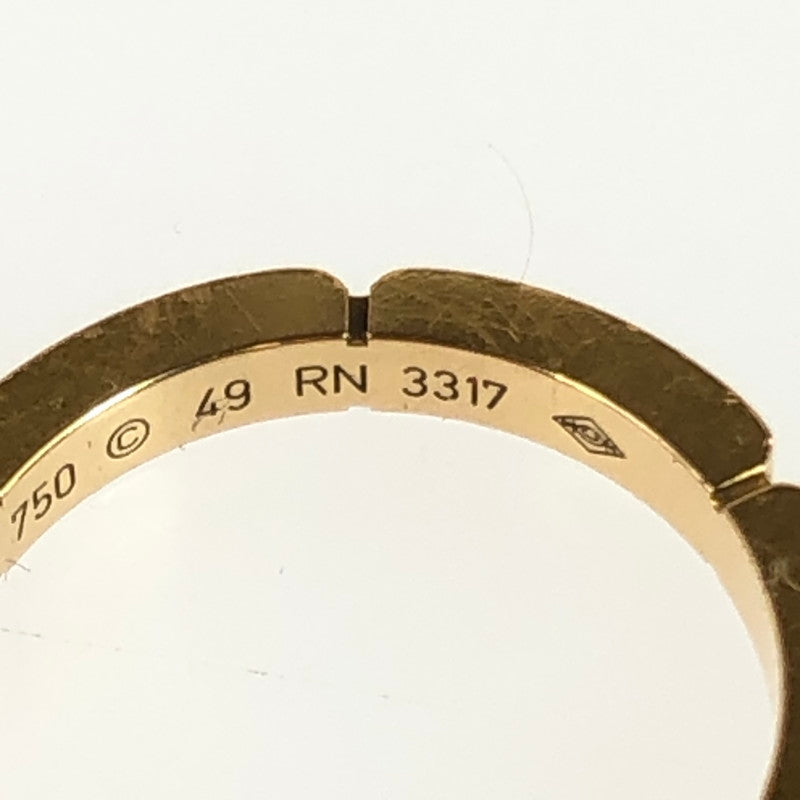 【中古品】【レディース】 CARTIER カルティエ マイヨン パンテール ウェディングリング B4080300 K18PG ダイヤモンド4石 指輪 リング アクセサリー 182-251107-yy-01-tag サイズ：49 カラー：イエローゴールド 9号 万代Net店