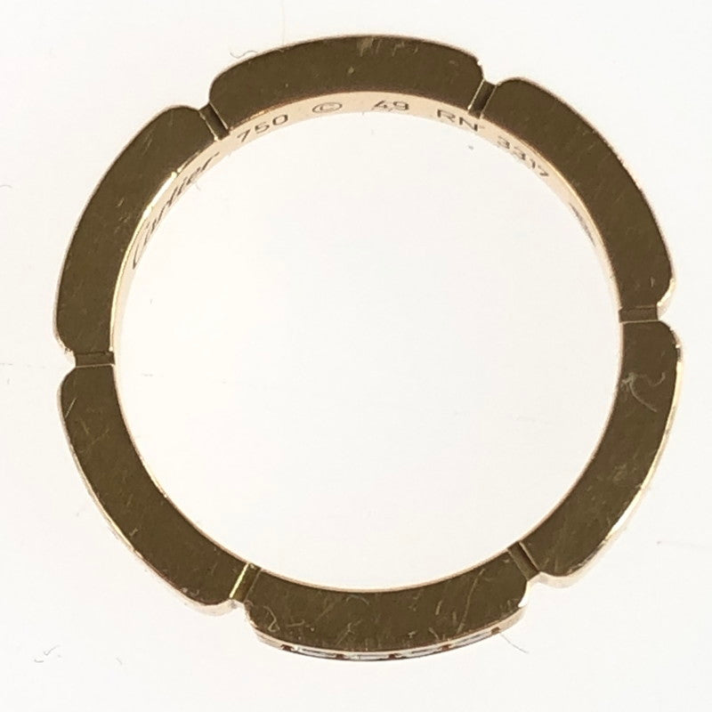 【中古品】【レディース】 CARTIER カルティエ マイヨン パンテール ウェディングリング B4080300 K18PG ダイヤモンド4石 指輪 リング アクセサリー 182-251107-yy-01-tag サイズ：49 カラー：イエローゴールド 9号 万代Net店