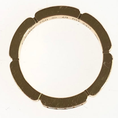 【中古品】【レディース】 CARTIER カルティエ マイヨン パンテール ウェディングリング B4080300 K18PG ダイヤモンド4石 指輪 リング アクセサリー 182-251107-yy-01-tag サイズ：49 カラー：イエローゴールド 9号 万代Net店