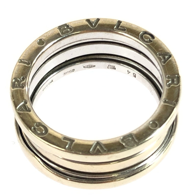 【中古品】【メンズ】 BVLGARI ブルガリ B ZERO1 RING 346583 ビー ゼロワン リング ホワイトゴールド 指輪 アクセサリー 182-251107-yy-02-tag サイズ：54 カラー：シルバー 11号 万代Net店