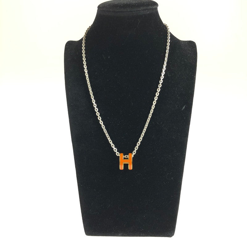 【中古品】【レディース】 HERMES エルメス POP ASH H PENDANT TOP ポップアッシュ Hロゴ ペンダントトップ アクセサリー 182-251107-yy-05-tag カラー：ゴールド/オレンジ 万代Net店