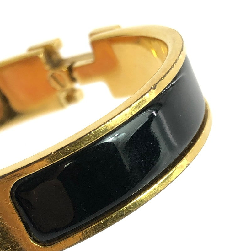 【現状渡し品】【レディース】 HERMES エルメス クリックH バングル アクセサリー 182-251112-na-05-tag カラー：ゴールド/ブラック 万代Net店