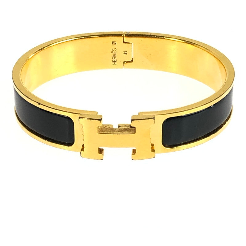 【現状渡し品】【レディース】 HERMES エルメス クリックH バングル アクセサリー 182-251112-na-05-tag カラー：ゴールド/ブラック 万代Net店