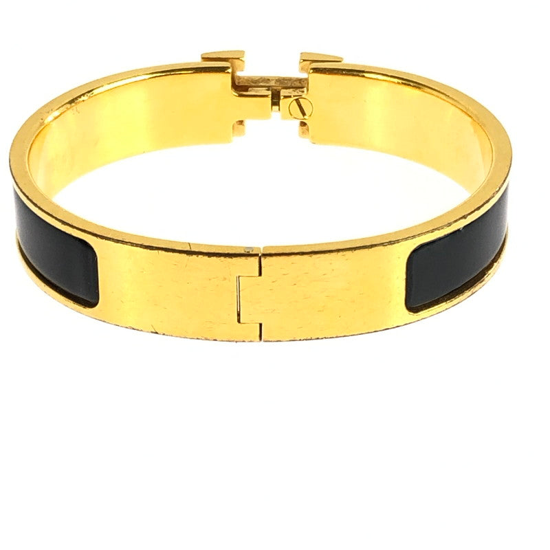 【現状渡し品】【レディース】 HERMES エルメス クリックH バングル アクセサリー 182-251112-na-05-tag カラー：ゴールド/ブラック 万代Net店