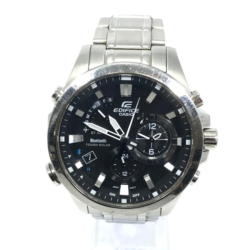 【現状渡し品】【メンズ】 CASIO カシオ EDIFICE エディフィス TOUGH SOLAR EQB-510 タフソーラー 腕時計 197-251209-na-06-tag カラー：シルバー 万代Net店