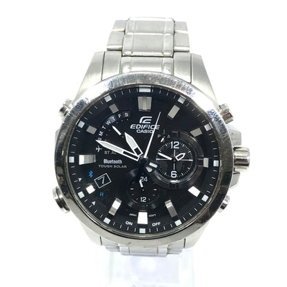 【現状渡し品】【メンズ】 CASIO カシオ EDIFICE エディフィス TOUGH SOLAR EQB-510 タフソーラー 腕時計 197-251209-na-06-tag カラー：シルバー 万代Net店