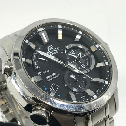 【現状渡し品】【メンズ】 CASIO カシオ EDIFICE エディフィス TOUGH SOLAR EQB-510 タフソーラー 腕時計 197-251209-na-06-tag カラー：シルバー 万代Net店