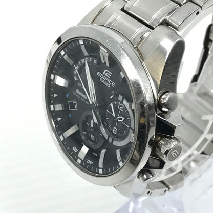 【現状渡し品】【メンズ】 CASIO カシオ EDIFICE エディフィス TOUGH SOLAR EQB-510 タフソーラー 腕時計 197-251209-na-06-tag カラー：シルバー 万代Net店
