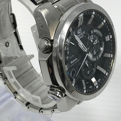 【現状渡し品】【メンズ】 CASIO カシオ EDIFICE エディフィス TOUGH SOLAR EQB-510 タフソーラー 腕時計 197-251209-na-06-tag カラー：シルバー 万代Net店