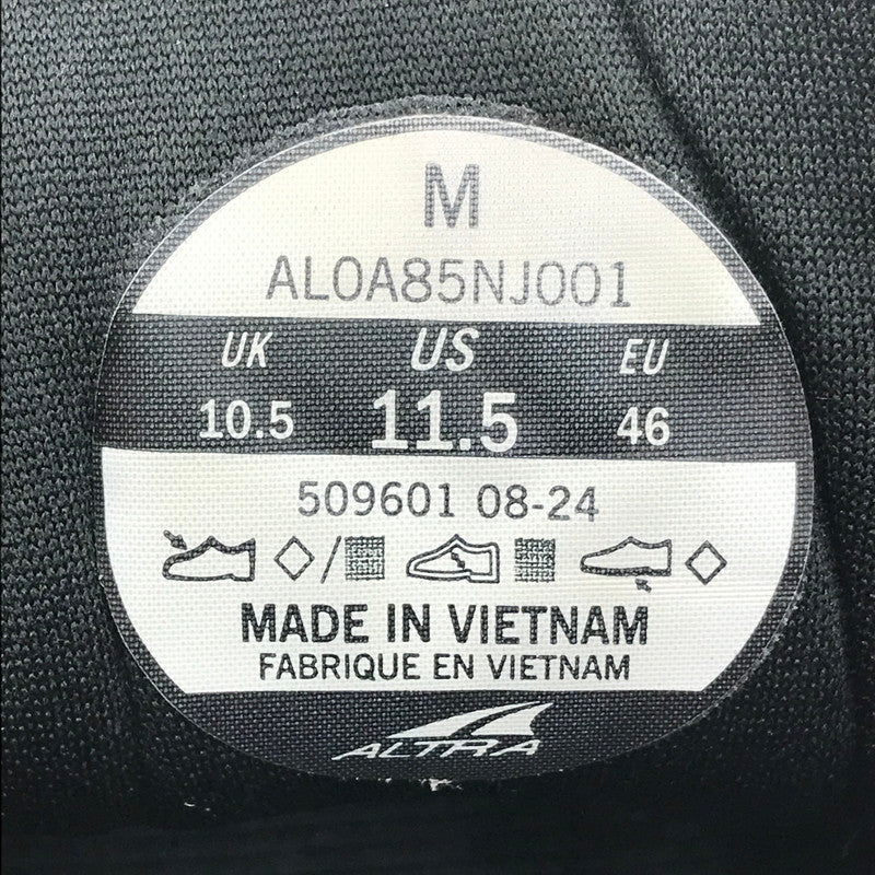 【中古品】【メンズ】 ALTRA アルトラ OLYMPUS 6 BLACK AL0A85NJ001 オリンパス シックス スニーカー 靴 162-251110-rt-05-tag サイズ：US11.5 UK 10.5 カラー：ブラック 万代Net店