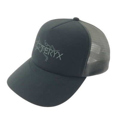 【中古品】【メンズ】 ARC'TERYX アークテリクス BIRD WORD TRUCKER CAP バード ワード トラッカーキャップ 帽子 185-260701-na-15-tagh サイズ：L-XL カラー：ブラック 万代Net店