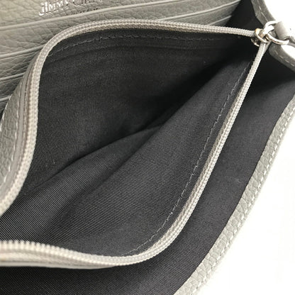 【中古品】【レディース】 JIMMY CHOO ジミーチュウ STAR STUDS LONG WALLET スター スタッズ ロング ウォレット 長財布 181-251116-na-10-tag カラー：グレー 万代Net店