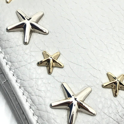【中古品】【レディース】 JIMMY CHOO ジミーチュウ STAR STUDS LONG WALLET スター スタッズ ロング ウォレット 長財布 181-251116-na-10-tag カラー：グレー 万代Net店