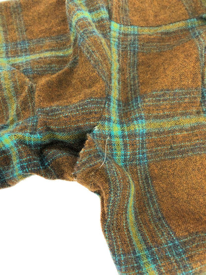 【現状渡し品】【メンズ】 TOWNCRAFT タウンクラフト VINTAGE WOOL L/S SHIRT ヴィンテージ ウール ロングスリーブ シャツ 長袖 トップス 146-251114-yy-02-tag サイズ：M カラー：ブラウン 万代Net店