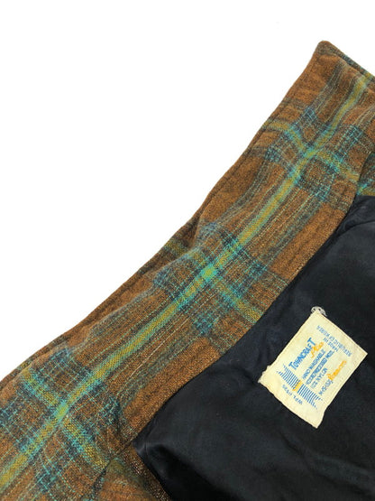 【現状渡し品】【メンズ】 TOWNCRAFT タウンクラフト VINTAGE WOOL L/S SHIRT ヴィンテージ ウール ロングスリーブ シャツ 長袖 トップス 146-251114-yy-02-tag サイズ：M カラー：ブラウン 万代Net店