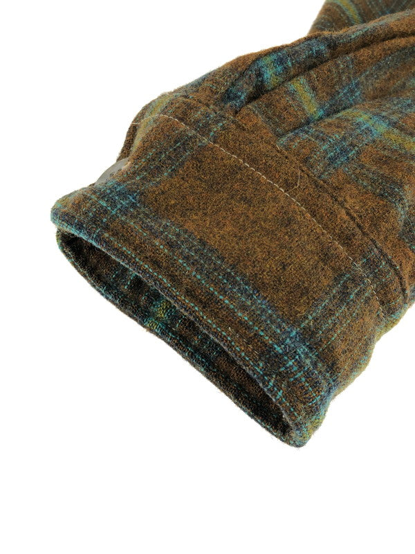 【現状渡し品】【メンズ】 TOWNCRAFT タウンクラフト VINTAGE WOOL L/S SHIRT ヴィンテージ ウール ロングスリーブ シャツ 長袖 トップス 146-251114-yy-02-tag サイズ：M カラー：ブラウン 万代Net店