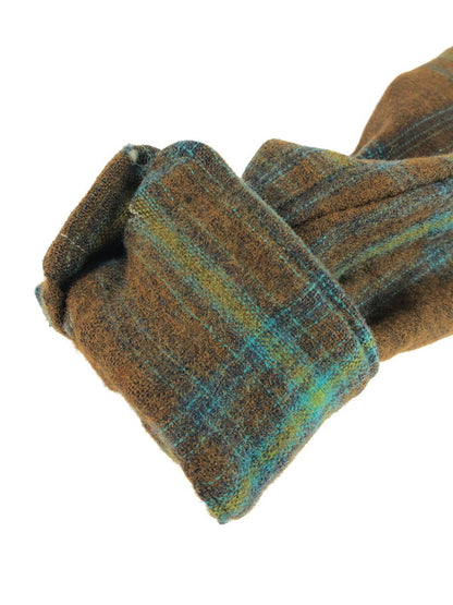 【現状渡し品】【メンズ】 TOWNCRAFT タウンクラフト VINTAGE WOOL L/S SHIRT ヴィンテージ ウール ロングスリーブ シャツ 長袖 トップス 146-251114-yy-02-tag サイズ：M カラー：ブラウン 万代Net店