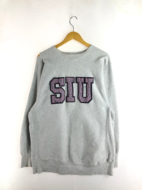 【現状渡し品】【メンズ】 Champion チャンピオン REVERSE WEAVE COLLEGE SWEATSHIRT リバースウィーブ カレッジ スウェットシャツ USA製 トレーナー トップス 146-251114-yy-04-tag サイズ：XXL カラー：グレー 万代Net店