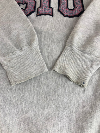 【現状渡し品】【メンズ】 Champion チャンピオン REVERSE WEAVE COLLEGE SWEATSHIRT リバースウィーブ カレッジ スウェットシャツ USA製 トレーナー トップス 146-251114-yy-04-tag サイズ：XXL カラー：グレー 万代Net店
