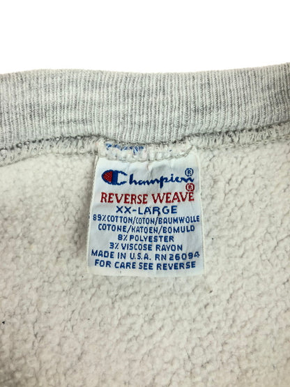 【現状渡し品】【メンズ】 Champion チャンピオン REVERSE WEAVE COLLEGE SWEATSHIRT リバースウィーブ カレッジ スウェットシャツ USA製 トレーナー トップス 146-251114-yy-04-tag サイズ：XXL カラー：グレー 万代Net店