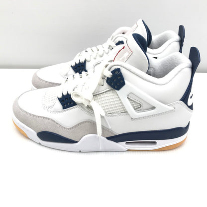 【中古美品】【メンズ】 NIKE SB ナイキエスビー AIR JORDAN 4 RETRO SP SUMMIT WHITE NAVY DR5415-100 エアジョーダン4 レトロ SP スニーカー 靴 160-251110-rt-08-tag サイズ：27cm US 9 カラー：ホワイト 万代Net店