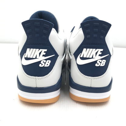 【中古美品】【メンズ】 NIKE SB ナイキエスビー AIR JORDAN 4 RETRO SP SUMMIT WHITE NAVY DR5415-100 エアジョーダン4 レトロ SP スニーカー 靴 160-251110-rt-08-tag サイズ：27cm US 9 カラー：ホワイト 万代Net店