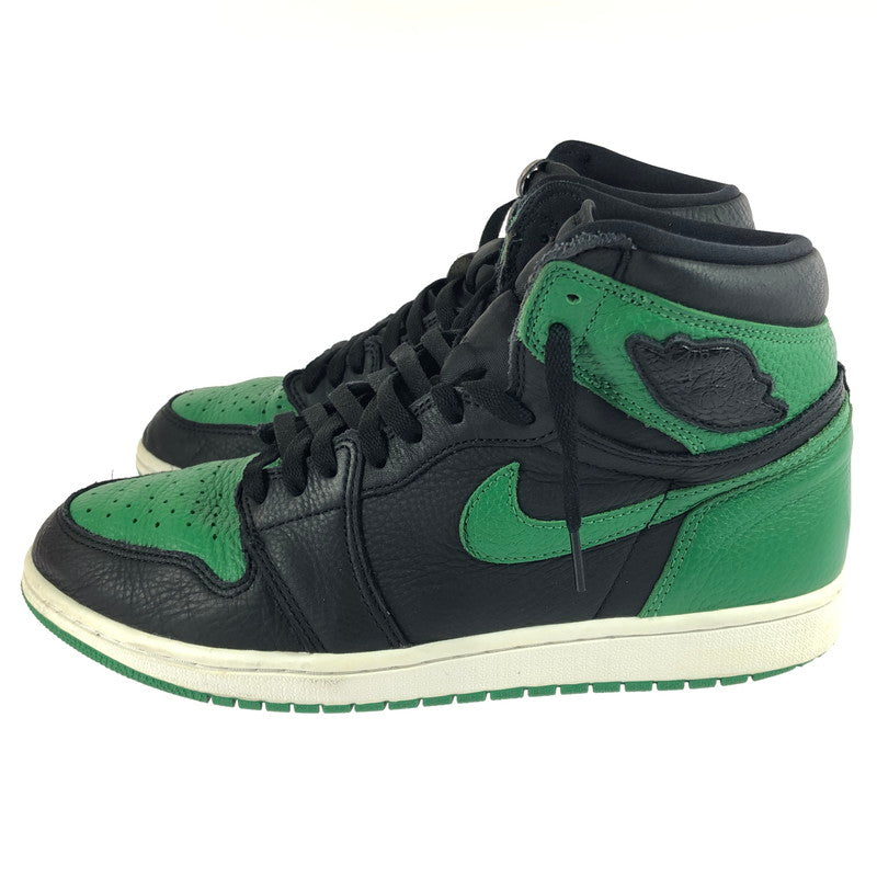 【中古品】【メンズ】 NIKE ナイキ AIR JORDAN 1 HIGH OG 555088-030 エアジョーダン 1 ハイ オリジナル スニーカー 靴 160-251201-na-15-tag サイズ：28.5cm US 10.5 カラー：BLACK/PINE GREEN-WHITE-GYM RED 万代Net店