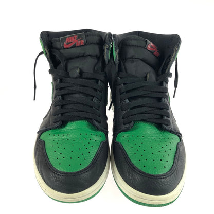 【中古品】【メンズ】 NIKE ナイキ AIR JORDAN 1 HIGH OG 555088-030 エアジョーダン 1 ハイ オリジナル スニーカー 靴 160-251201-na-15-tag サイズ：28.5cm US 10.5 カラー：BLACK/PINE GREEN-WHITE-GYM RED 万代Net店