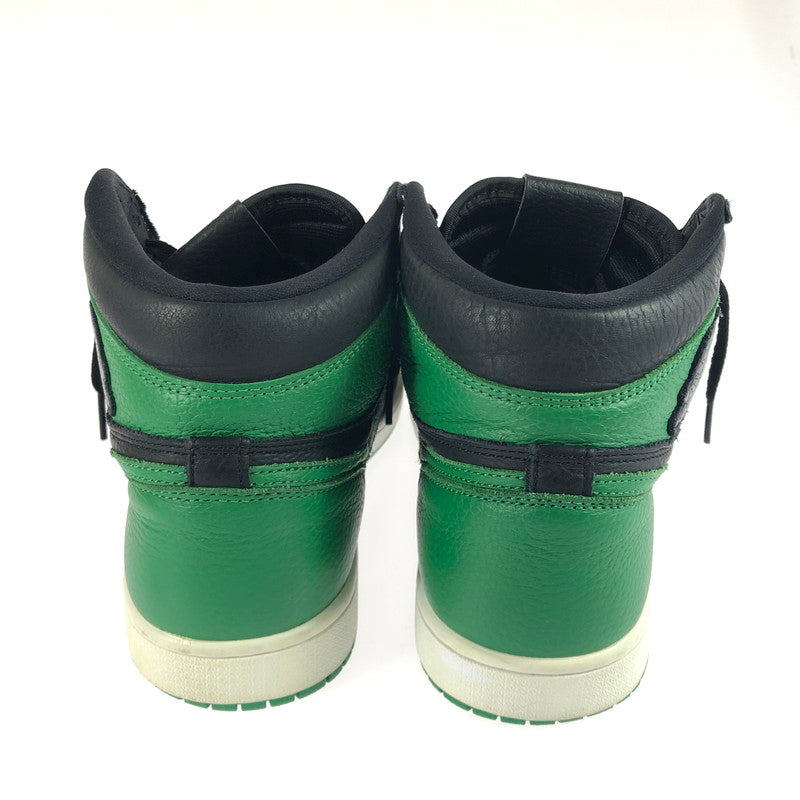 【中古品】【メンズ】 NIKE ナイキ AIR JORDAN 1 HIGH OG 555088-030 エアジョーダン 1 ハイ オリジナル スニーカー 靴 160-251201-na-15-tag サイズ：28.5cm US 10.5 カラー：BLACK/PINE GREEN-WHITE-GYM RED 万代Net店